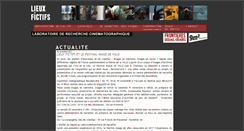 Desktop Screenshot of lieuxfictifs.org